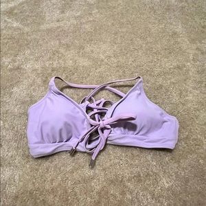 CupShe Purple Bikini Top
